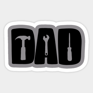 Dad Rocks t-shirt Sticker
